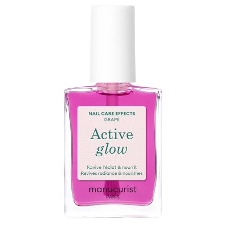 Manucurist - Active - Active Glow - Kopjoša Laka 2in1 - Grape - 15ml