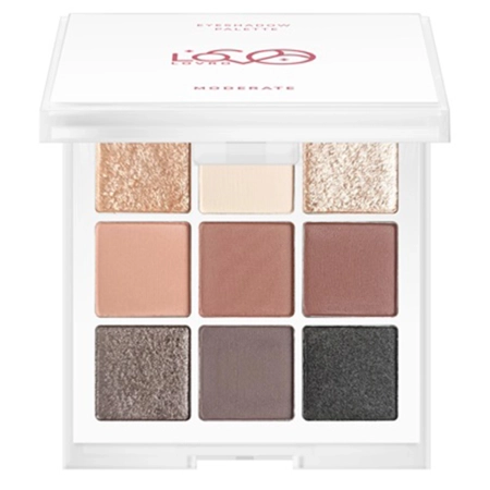 LOVRO - Eyeshadow Palette Moderate - Acu Ēnu Palete - 8g