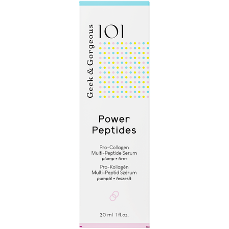 Geek & Gorgeous - Power Peptides - Stimulējošs Serums ar Peptīdiem - 30ml