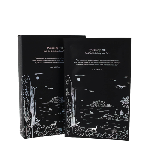 Pyunkang Yul - Black Tea Revitalizing Mask Pack - Atjaunojoša ādas kopšanas maska - 25ml
