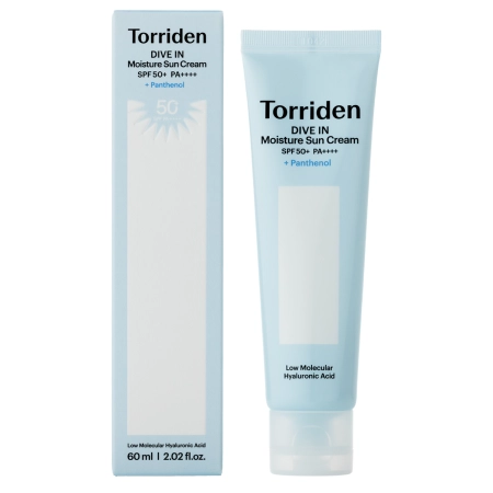 Torriden - Dive-In Watery Moisture Sun Cream SPF50+ PA++++ - Mitrinošs Saules Aizsargkrēms - 60ml