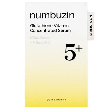 Numbuzin - No.5 Vitamin Concentrated Serum - Izgaismojošs Vitamīnu Serums - 30ml