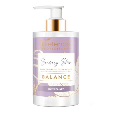 Bielenda Professional - Sensory Skin - Balance - Mitrinošs Koncentrāts Rokām un Ķermenim - 300ml
