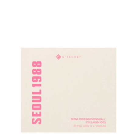 K-SECRET - SEOUL 1988 Boosting Ball: Collagen 100% - Kopšanas Bumbiņas ar Kolagēnu - 35mg
