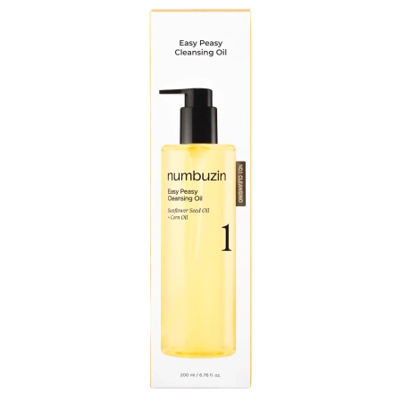 Numbuzin - No.1 - Easy Peasy Cleansing Oil - Sejas Mazgāšanas Eļļa - 200ml
