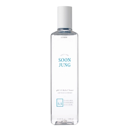 Etude House - SoonJung PH 5.5 Relief Toner - Nomierinošs Toniks - 350ml