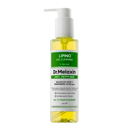 Dr.Melaxin - Lipino Gel Cleanser - Attīroša Sejas Želeja - 150ml