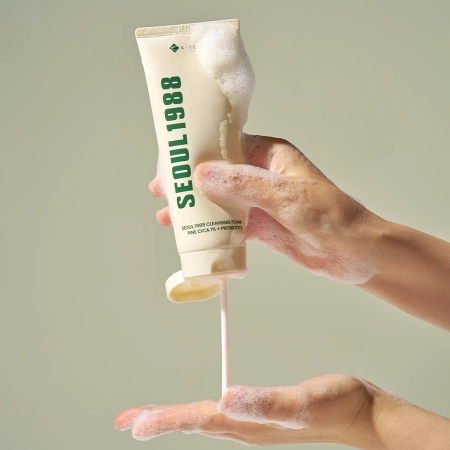 K-SECRET - SEOUL 1988 Cleansing Foam : Pine Cica 1% + Probiotics - Attīrošas Putas Sejai - 150ml