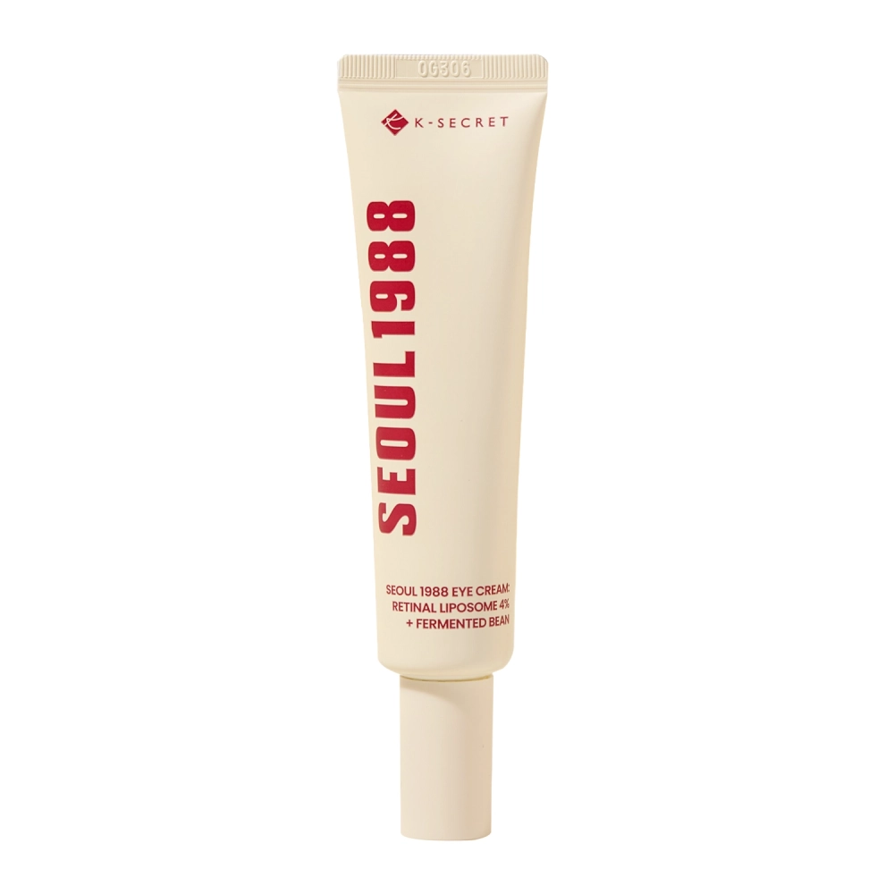 K-SECRET - SEOUL 1988 Eye Cream : Retinal Liposome 4% + Fermented Bean - Nostiprinošs Krēms ar Retinālu Ādai zem Acīm - 30ml
