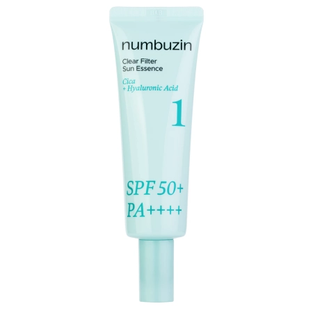 Numbuzin - No.1 Clear Filter Sun Essence SPF50+ PA++++ - Izgaismojoša Esence ar Saules Aizsargfiltru - 50ml