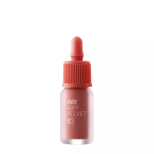 Peripera - Tinte Airy Velvet - Lūpu Tinte - 003 Cartoon Coral - 4g