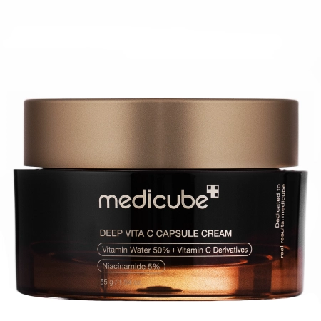 Medicube - Deep Vita C Capsule Cream - Izgaismojošs un Nostiprinošs Sejas Krēms - 55g