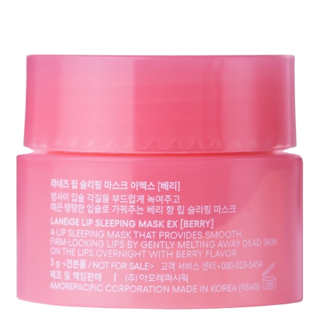 Laneige - Lip Sleeping Mask EX - Berry - Intensīvi Atjaunojoša Lūpu Maska - 3g