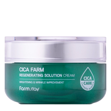 Farmstay - Cica Farm Regenerating Solution Cream - Atjaunojošs Krēms ar Gotu Kolu - 50ml