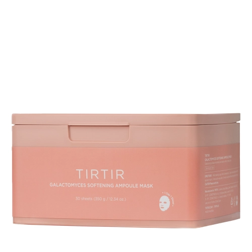 TIRTIR - Galactomyces Softening Ampoule Mask - Izgaismojošu Sejas Masku Komplekts - 30gab/350g