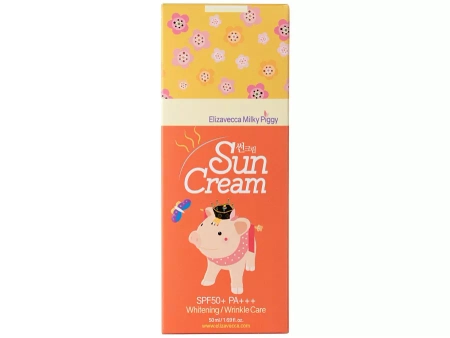 Elizavecca - Milky Piggy Sun Cream SPF 50+/PA+++ - Krēms ar Saules Aizsargfiltriem - 50ml