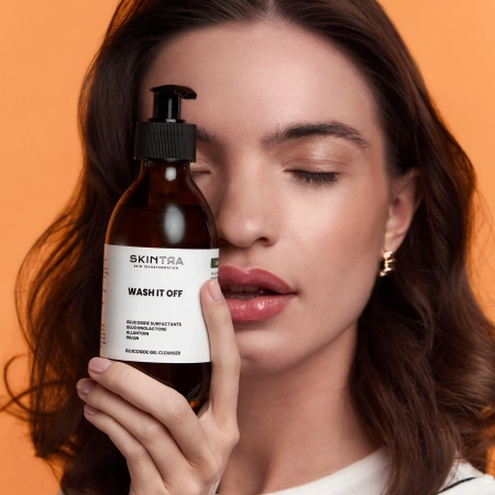 SkinTra - Wash It Off - Glikozīda Sejas Mazgāšanas Želeja - 200ml