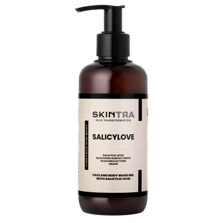 SkinTra - Salicylove - Sejas un Ķermeņa Mazgāšanas Želeja ar Salicilskābi - 250ml