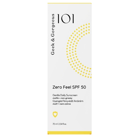 Geek&Gorgeous - Zero Feel SPF50 - Ultraviegls Saules Aizsargkrēms SPF50 - 75ml