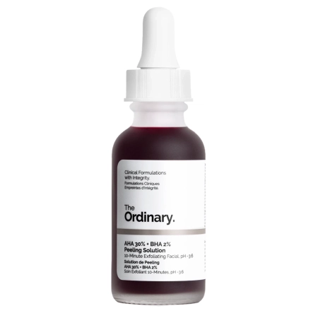 The Ordinary - AHA 30% + BHA 2% Peeling Solution - Skābju Pīlings ar 30% AHA + 2% BHA - 30ml
