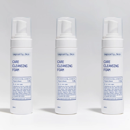 Logically, Skin - Care Cleansing Foam - Attīrošās Putas Sejai - 200 ml