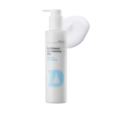 Dr.Different - 1st Cleansing Milk - Maigs Pieniņš Sejas Attīrīšanai - 200ml