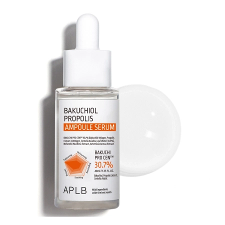 APLB - Bakuchiol Propolis Ampoule Serum - Nostiprinošs Sejas Serums - 40ml