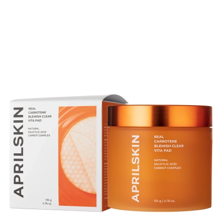 Aprilskin - Carrotene Clarifying Vita Pads - Attīroši Spilventiņi ar Karotīnu - 135g