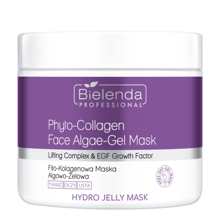 Bielenda Professional - Hydro Jelly Mask - Fito-Kolagēna Aļģu Želejas Maska - 190g