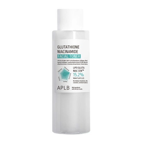 APLB - Glutathione Niacinamide Facial Toner - Izgaismojošs Toniks Sejai - 160ml