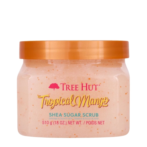 Tree Hut - Shea Sugar Scrub Tropical Mango - Cukura Skrubis Ķermenim Mango - 510g