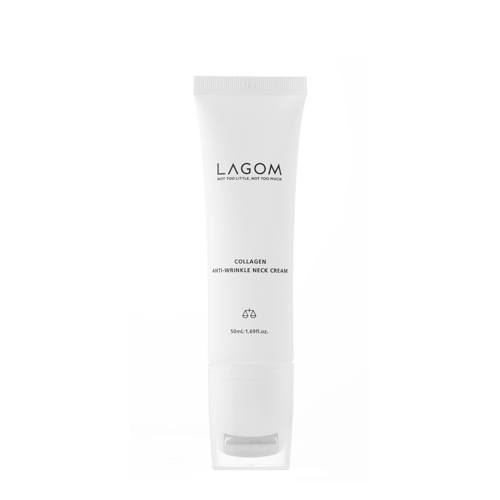 Lagom - Collagen Anti-Wrinkle Neck Cream - Nostiprinošs Krēms Kaklam un Dekoltē - 50ml
