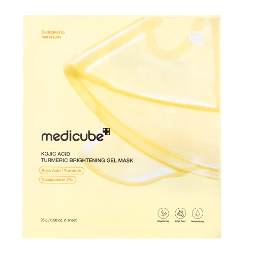 Medicube - Medicube Kojic Acid Turmeric Brightening Gel Mask - Izgaismojoša Maska ar Kojskābi - 1gab/28g