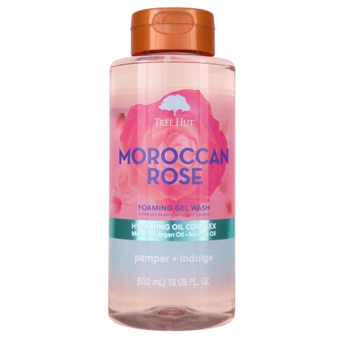 Tree Hut - Foaming Gel Wash Moroccan Rose -  Putojoša Dušas Želeja Marokas Roze - 532ml