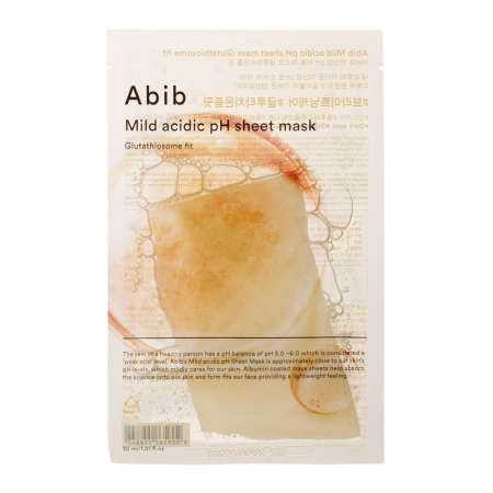 Abib - Mild Acidic Ph Sheet Mask Glutathiosome Fit - Mitrinoši-Izgaismojoša Auduma Maska - 30ml