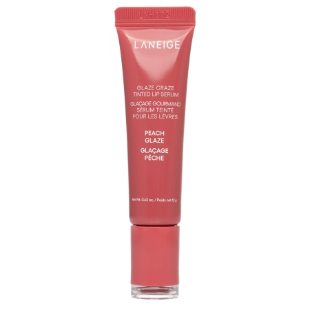 Laneige - Glaze Craze Tinted Lip Serum - Pigmentēts Lūpu Serums - Peach Glaze - 12g