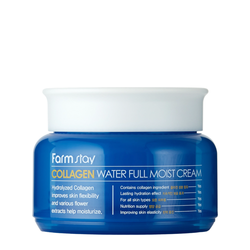 Farmstay - Collagen Water Full Moist Cream - Mitrinošs Sejas Krēms ar Kolagēnu - 100g