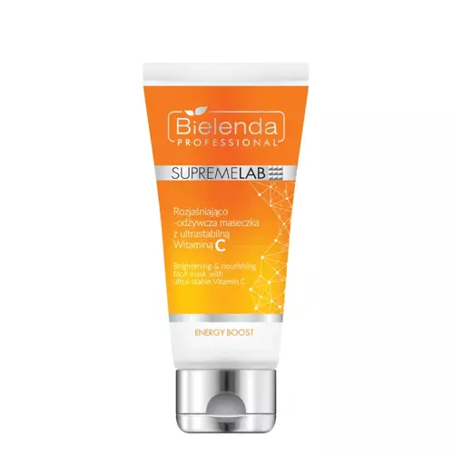 Bielenda Professional - Supremelab - Energy Boost - Brightening & Nourishing Face Mask with Ultra-Stable Vitamin C - Izgaismojoša un Barojoša Sejas Maska ar Stabilu C Vitamīnu - 70ml