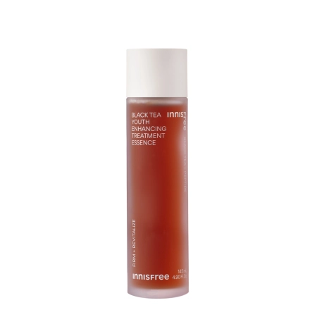 Innisfree - Black Tea Youth Enhancing Treatment Essence - Izlīdzinoši-Nostiprinošs Esence Sejai - 145ml
