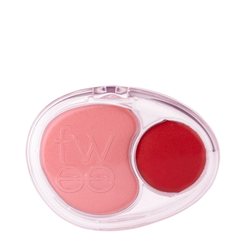 Fwee - Mellow Dual Blusher - Divu Toņu Vaigu Sārtums - RD01 Follow Me - 7,2g