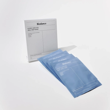 Biodance - Hydro Cera-nol Real Deep Mask Set - Mitrinošu Kolagēna Auduma Masku Komplekts - 4gab./34g