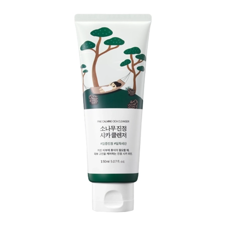 Round Lab - Pine Calming Cica Cleanser - Želeja Sejas Mazgāšanai - 150ml