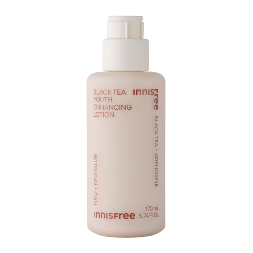 Innisfree - Black Tea Youth Enhancing Lotion - Izlīdzinoši-Nostiprinošs Losjons Sejai - 170ml