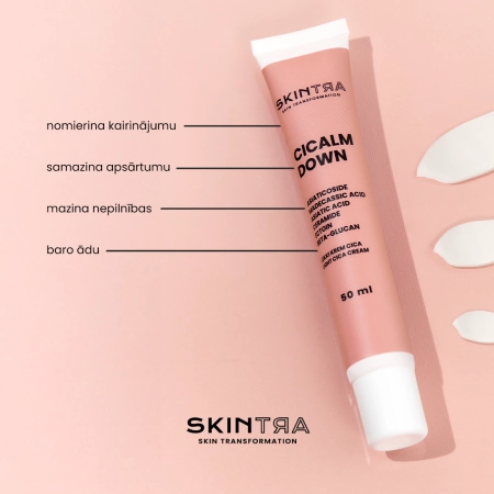 SkinTra - Cicalm Down - Viegls Cica Krēms - 50ml