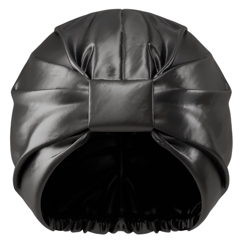 Glov - Anti-Frizz Satin Hair Bonnet - Satīna Matu Cepurīte - Black - 1gab