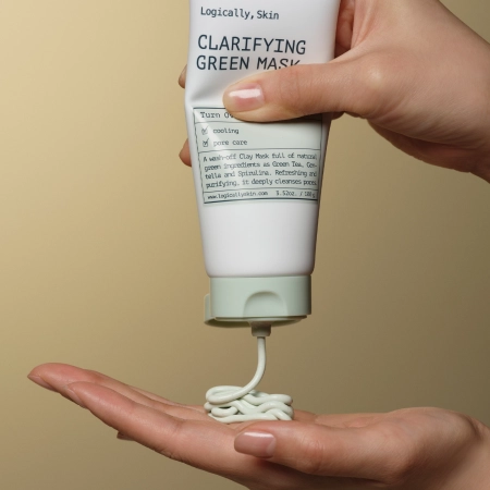 Logically, Skin - Clarifying Green Mask - Attīroša Māla Maska Sejai - 100g
