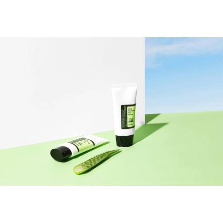 COSRX - Aloe Soothing Sun Cream SPF50+/PA+++ - Mitrinošs Krēms ar Saules Aizsargfiltru - 50ml