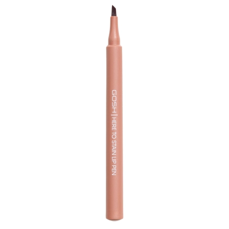 GOSH - Here To Stain Lip Pen - Ilgnoturīgs Lūpu Marķieris - 004 Mocha Stain - 1ml