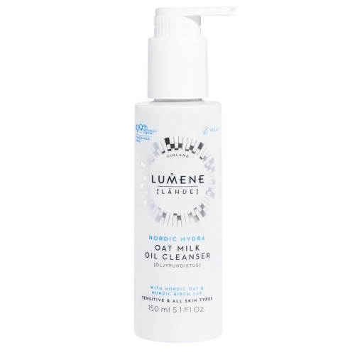 Lumene - Nordic Hydra Lahde Oat Milk Oil Cleanser - Attīroša Emulsija Sejai ar Auzu Pienu - 150ml