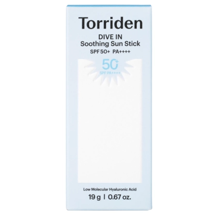 Torriden - Dive-In Soothing Sun Stick SPF 50+ PA++++ - Nomierinošs Saules Aizsargkrēms Stikā - 19g